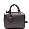 P049-LP Padlock Accent Medium Boston Satchel