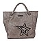 GLITZY BRONA STAR TOTE BAG