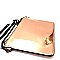 P6071-LP Hematite Hardware Metallic Flat Clutch