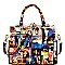 PA001 Magazine Print Boxy Satchel