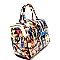 PA001 Magazine Print Boxy Satchel