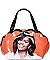 OBAMA MAGAZINE PRINT SHELL FRAME SATCHEL JP-PA00472