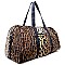 Leopard Print Luggage Duffle Bag