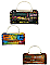Pack of 6 Top Handle Multi Graffiti Print Round Crossbody Bag Clutch Wallet