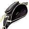 PB6980-LP Multi-Pocket Fashion Fanny Pack with Chain Strap