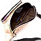 Iridescent Metallic Multi-Pocket Fanny Pack Belt Bag MH-PB6987