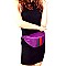 Color Block Striped Nylon Fashion Fanny Pack  MH-PB7031