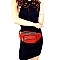 Meshed Fabric Sporty Fanny Pack MH-PB7063