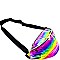 Rainbow Metallic Fashion Fanny Pack Multi MH-PB7110