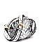 Chevron Quilted Snake Print Round Fanny Pack Belt Bag MH-PB7335