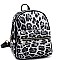 Leopard Print Multi-Pocket Fashion Backpack