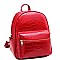 Crocodile Print Multi-Pocket Fashion Backpack