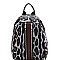 Convertible  Leopard Print Backpack Shoulder Bag