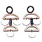 PE1327-LP Metal Texture Post Earring