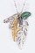 ASSORTED FEATHERS CHARM NECKLACE LA-N7115