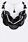OVERLAPPING ENAMEL COLLAR NECKLACE