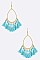 TEARDROP TASSEL EARRINGS