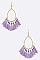 TEARDROP TASSEL EARRINGS
