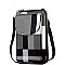 PLAID CELLPHONE HOLDER/WALLET CROSS BODY