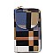 PLAID CELLPHONE HOLDER/WALLET CROSS BODY