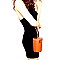 Wrist Handle Accent Barrel-Shaped Shoulder Bag MH-PL0266