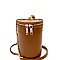 Wrist Handle Accent Barrel-Shaped Shoulder Bag MH-PL0266