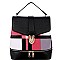 CHECKER PRINTED BACKPACK