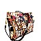 PM020-LP Magazine Print Patent Moto Jacket Design Clutch Multi
