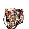 PM020-LP Magazine Print Patent Moto Jacket Design Clutch Multi