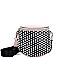 TRENDY POLKA DOT / STRIPPED DESIGNER CROSSBODY BAG