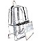 PP6481-LP Transparent Clear 2 in 1 Fashion Backpack