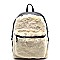 PP6502-LP Fur Accent Front Pocket Fashion Backpack