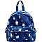 PP6521-LP Distressed Denim Fashion Backpack