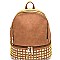 PP6535-LP Pyramid Stud Accent Fashion Backpack