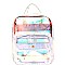 MH-PP6726 Hologram Transparent Clear Fashion Backpack Multi