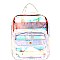 MH-PP6726 Hologram Transparent Clear Fashion Backpack Multi