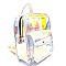 MH-PP6726 Hologram Transparent Clear Fashion Backpack Multi