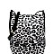 FELT-SUEDE LEOPARD PRINT BUCKET MESSENGER SHOULDER BAG