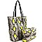 Snake Print 2 in 1 Tall Shopper Tote MH-PP6866