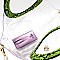 TRANSPARENT 2 IN 1 SNAKE SKIN SATCHEL