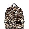 Leopard Print Sequin Backpack