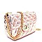 PPC5197-LP Quilted Metallic Evening Cross Body