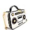 PPC5420-LP Vintage Boombox Theme Novelty Bag