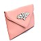 PPC5464-LP Rhinestone Embellished Envelope Clutch
