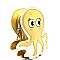 PPC5623-LP Octopus Figure Fun Novelty Cross Body