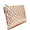 PPC5642-LP Quilted Metallic Clutch