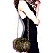 PPC5717-LP Chain Strap Faux-fur Round Cross Body