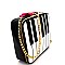 PPC5784 -LP Piano Theme Bow Accent Novelty Cross Body