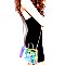PPC5830-LP Unique Hologram Clear Turn-Lock Satchel Shoulder Bag