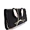 PPC5832-LP Unique Bunny Theme Novelty Clutch Shoulder Bag